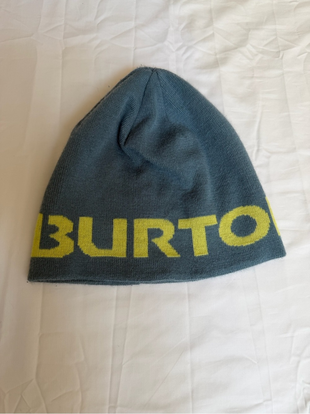 Burton Blue and Yellow Knit Beanie
